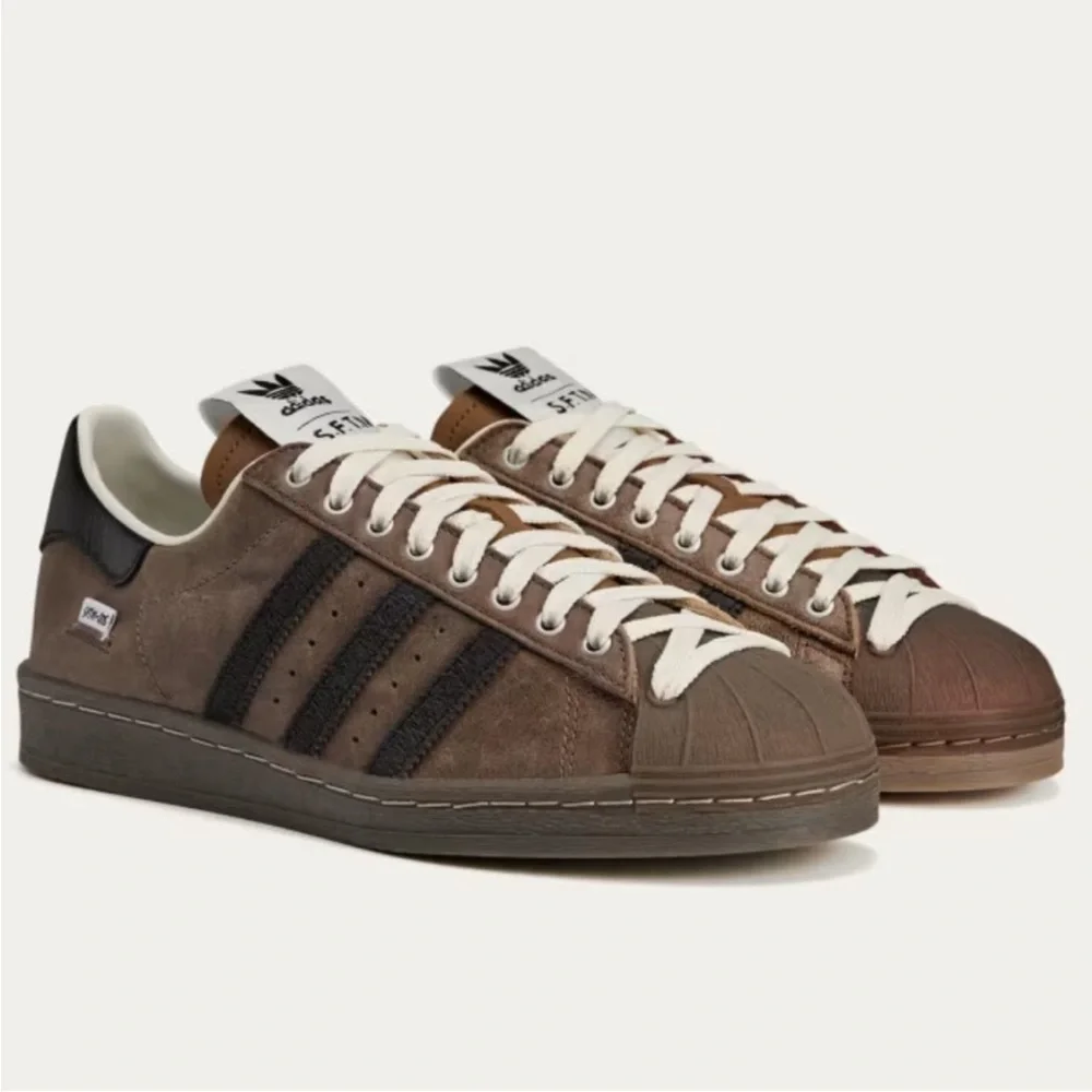🐻 Adidas x Song For the Mute Superstar Brown 🐻 Size 7.5 NWB